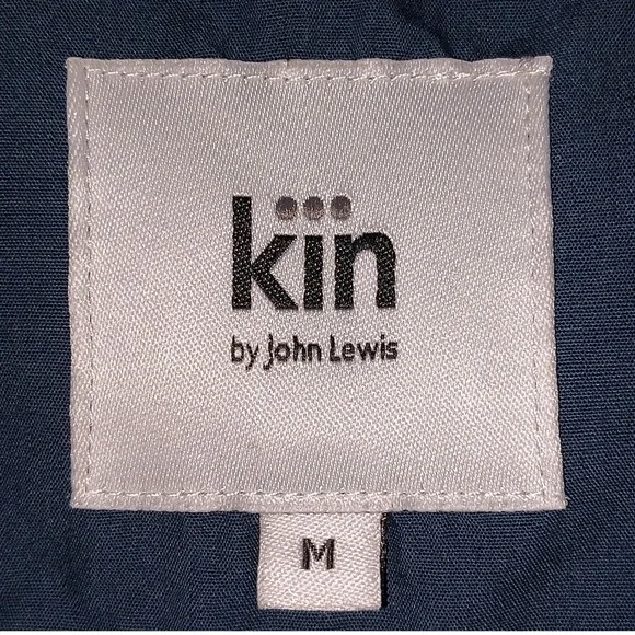 Kin by John Lewis Teal Blue Button Down Shirt Long Sleeve Pocket Casual Womens M - Picture 6 of 8